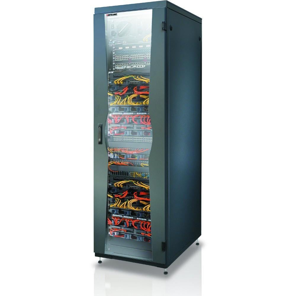 Questa linea di armadi rack a pavimento Intellinet rappresentano una novità assoluta dal momento che l’armadio viene fornito in kit di montaggio e può venire facilmente e rapidamente assemblato direttamente nel luogo di installazione; seguen