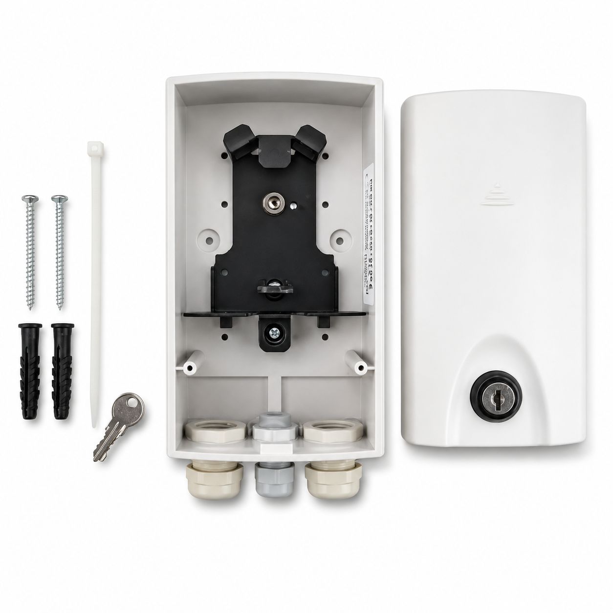 Scatola di Distribuzione Fibra Ottica Compatta IP54 SC/LC RAL7035
