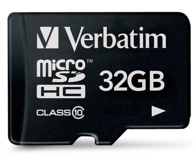 Le schede di memoria form factor più piccole attualmente disponibili sono le microSDHC, progettate specificamente per telefoni cellulari. Questa sottile scheda di memoria consuma molto poco, non compromettendo quindi, la durata della batteria dei c