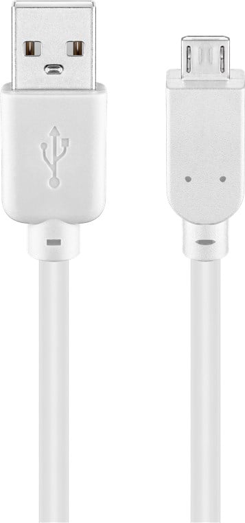 Cavo USB 2.0 A maschio/Micro B maschio 0,15m Bianco
