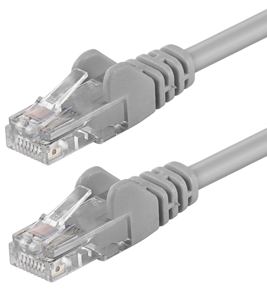 Cavo di rete Patch in Rame Cat. 6 Grigio UTP 1,5 m