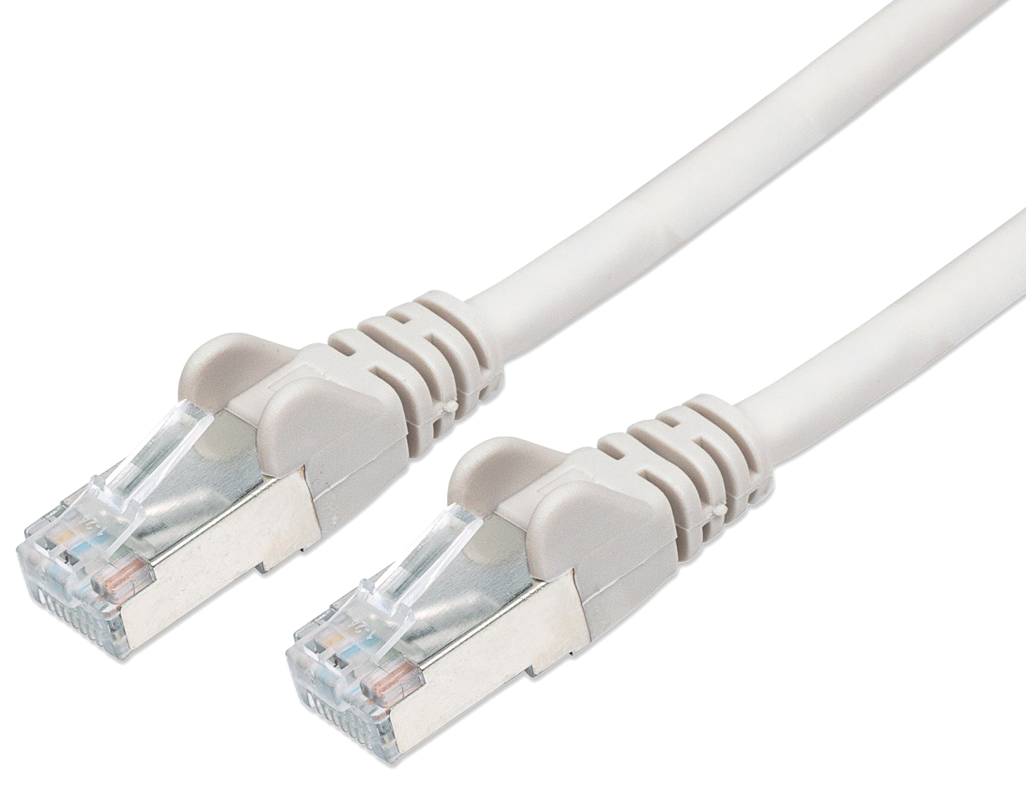 Cavo di rete Patch in rame Cat. 6 Bianco SFTP LSZH 0,5m