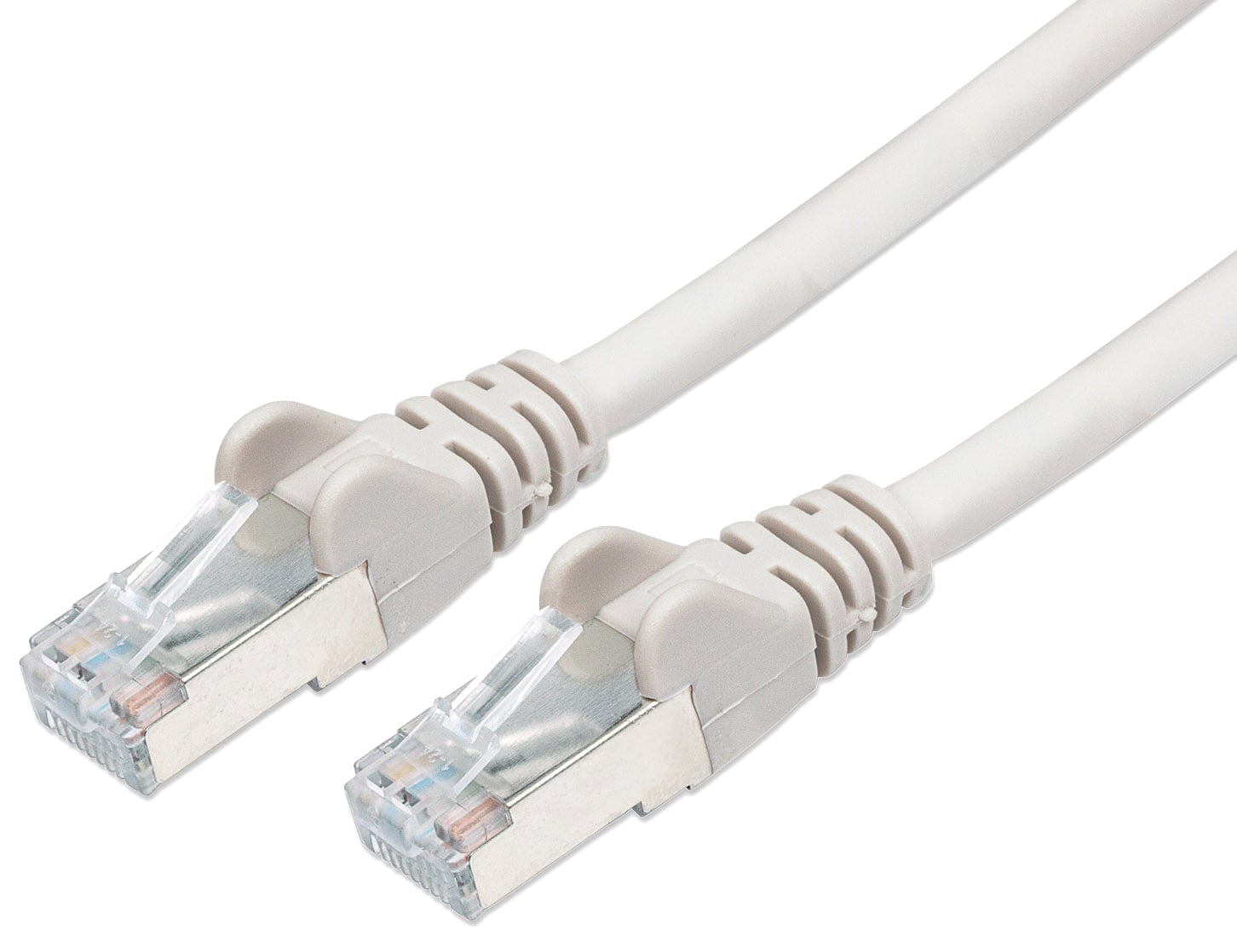 Cavo di rete Patch in rame Cat. 6 Bianco SFTP LSZH 1m