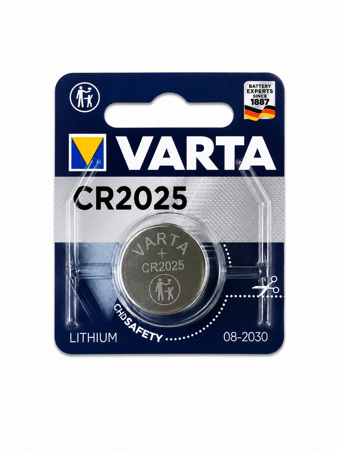 Batteria a bottone Litio CR2025 (blister 1 pz)