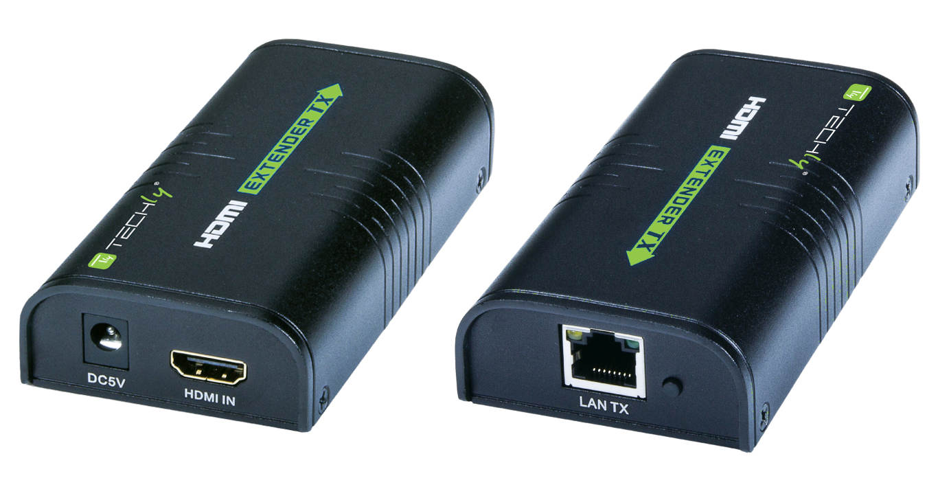 Sistema di trasmissione del segnale professionale che permette di trasportare il segnale HDMI™ su lunghe distanze tramite un cavo di rete Cat.5/6, sfruttando la conversione del segnale HDMI™ in un segnale TCP/IP standard. Tramite un router o u