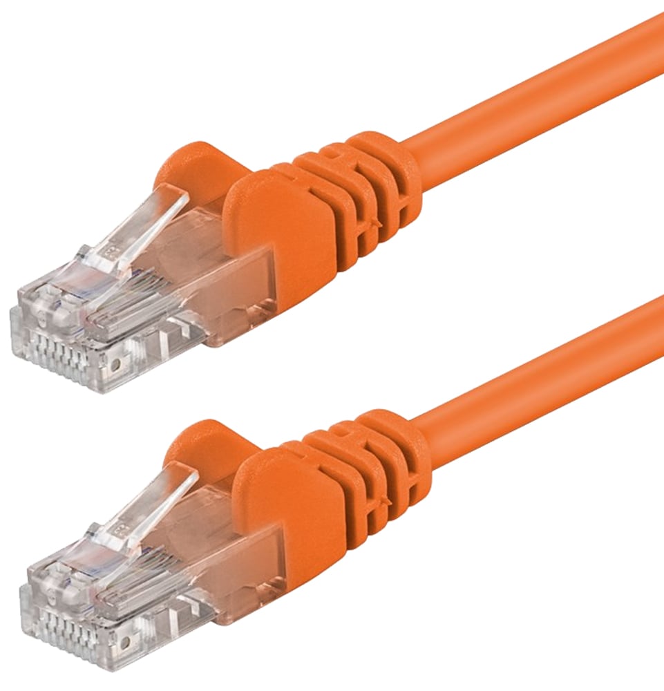 Cavo di rete Patch CCA Cat. 6 Arancione UTP 3 m