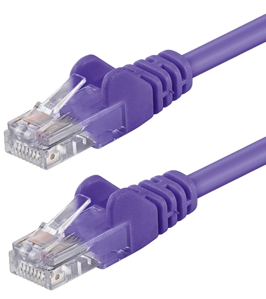 Cavo di rete Patch CCA Cat. 6 Viola UTP 3 m