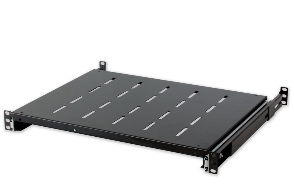 Mensola per Rack 19'' Estraibile 550mm Nera