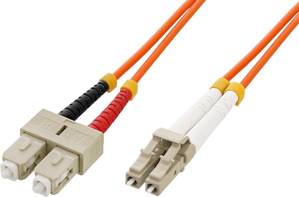 Cavo Fibra Ottica Multimodale OM2 SC/LC 50/125 10 m