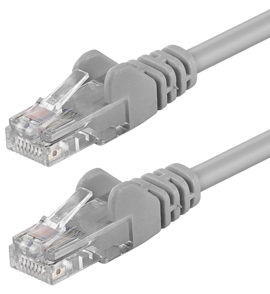 Cavo di Rete Patch in Rame Cat.6 Grigio U/UTP LSZH 10m