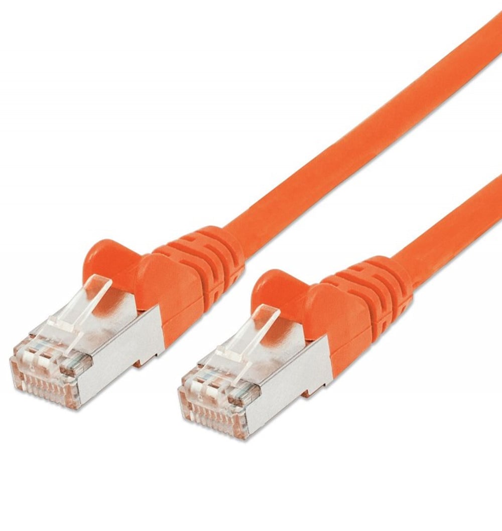 Cavo di rete Patch in rame Cat. 6 Arancione SFTP LSZH 2m