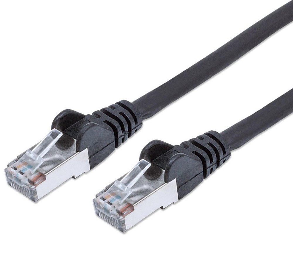 Cavo di rete Patch in rame Cat. 6 Nero SFTP LSZH 15m