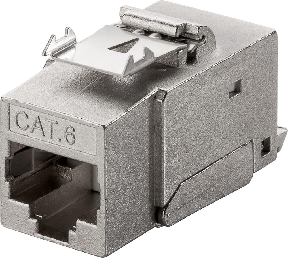 Il sistema Keystone non conosce limiti in termini di installazione. Approfittate del sistema di collegamento modulare per connettori standardizzati e prese per porte con passo 14,9 × 17,0 mm. Il sistema Snap-in consente un ampia varietà di tecniche