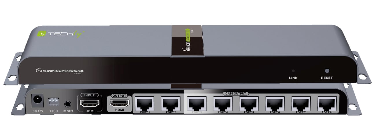 IDATA EX-HL81TY rappresenta la soluzione affidabile per estendere un segnale HDMI su lunghe distanze garantendo nitidezza e stabilità sia per qualità video che per qualità audio, con pieno supporto del segnale video full hd e audio PC