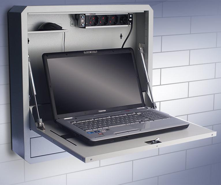 ICRLIM01 è una cassetta di sicurezza da parete per notebook fino a 19; rappresenta la soluzione ideale per riporre e proteggere il notebook in ambienti scolastici e sale conferenze. Costituisce l accessorio ideale da affiancare al montaggio delle l