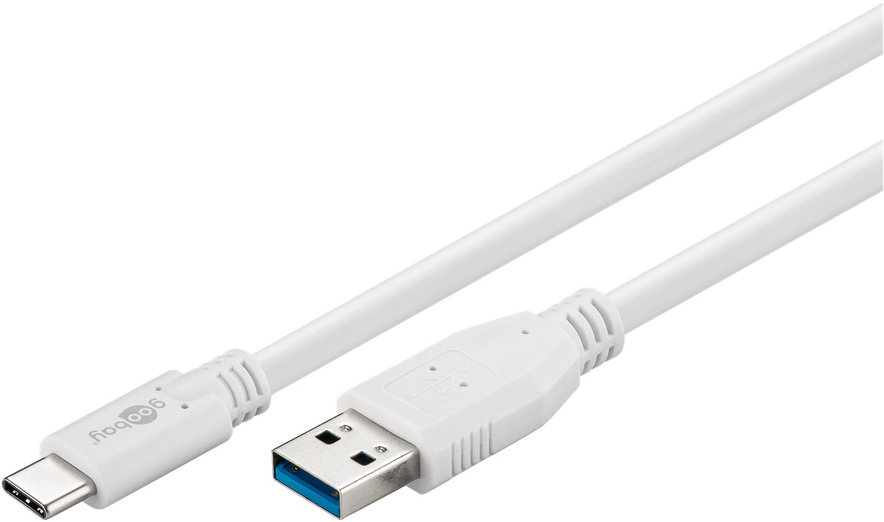 Cavo USB3.2 A Maschio USB-C™ Maschio 1m Bianco