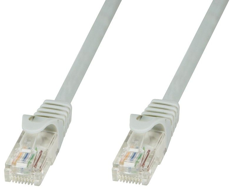 Cavo di Rete Patch in Rame Cat.6 Grigio UTP 20m