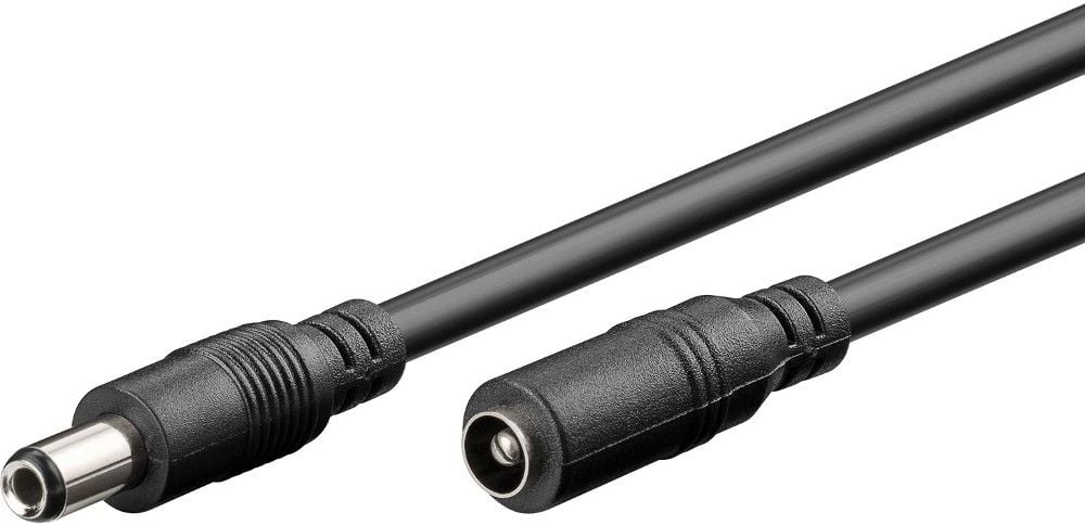 Cavo Prolunga di Alimentazione DC 2.5 mm 3 metri Nero