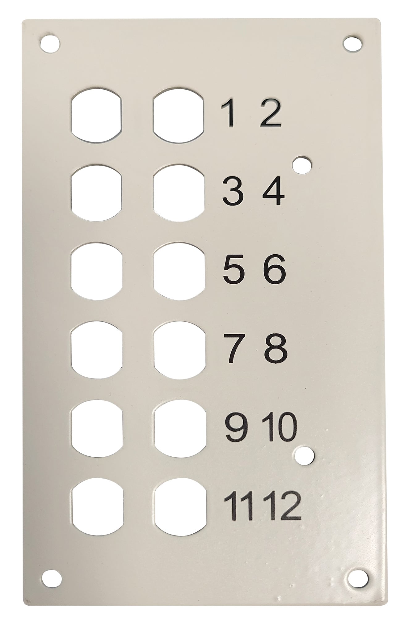 Pannello Frontale 12 Connessioni ST-Simplex per Box Ottico