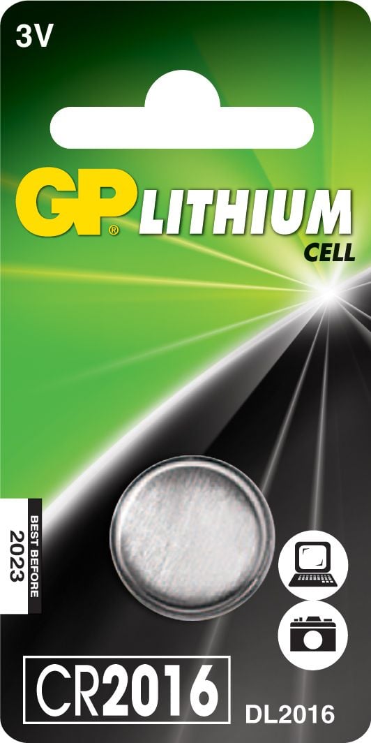 Blister 1 Batteria Litio a Bottone CR2016