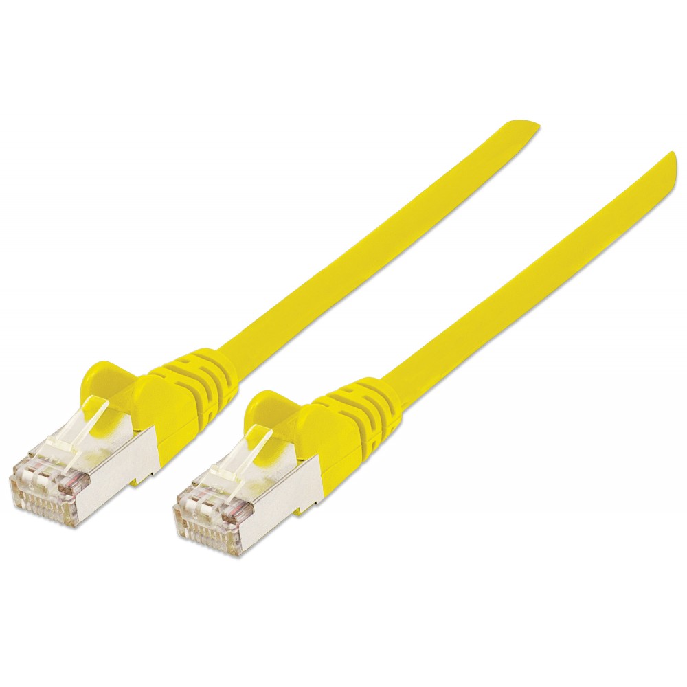 Cavo di rete Patch in rame Cat. 6A Giallo SFTP LSZH 0,5m