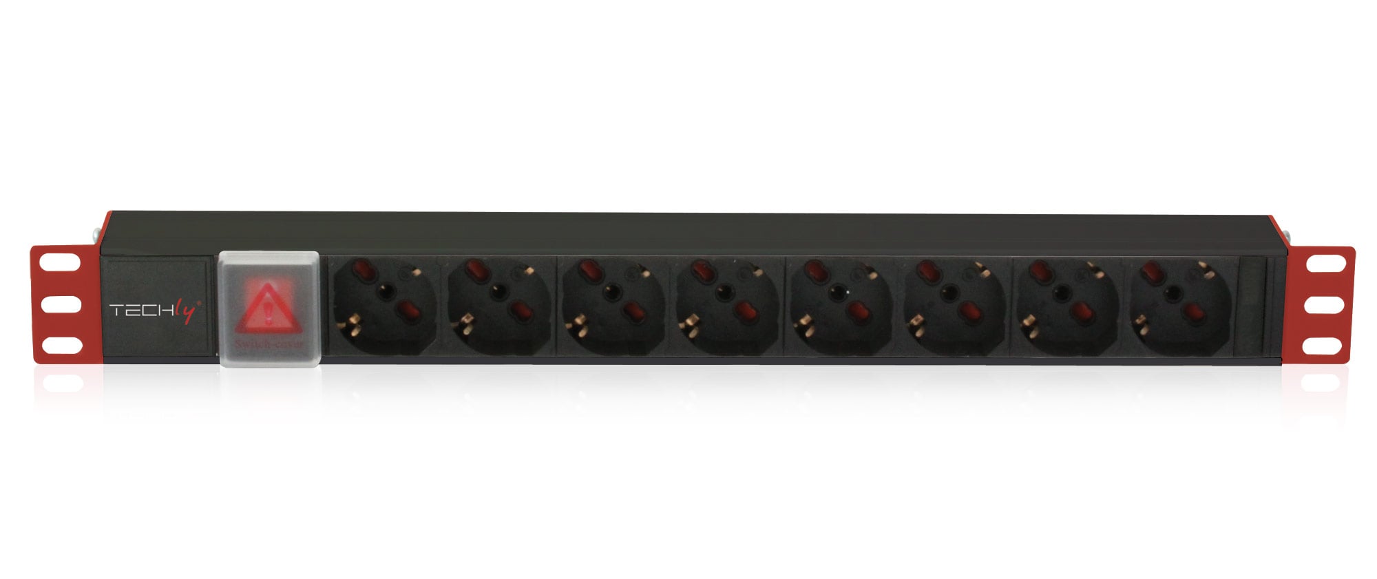 Multipresa 8 Posti da Rack 19'' con Interruttore Spina C20 1U