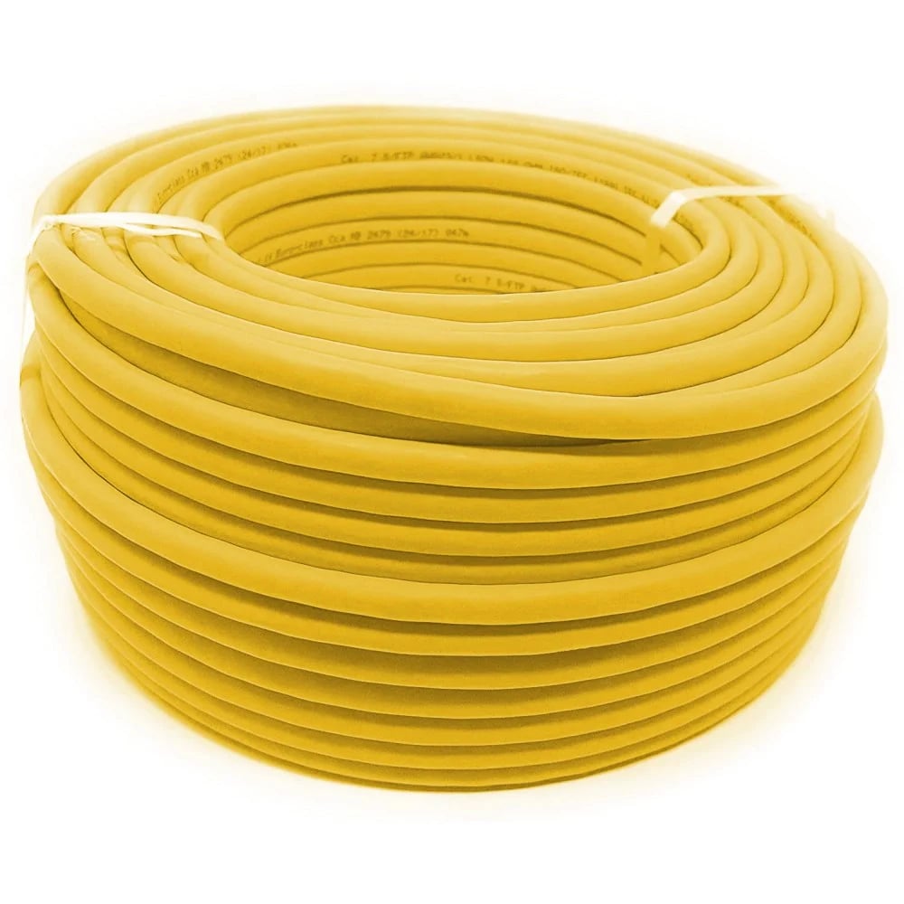 Matassa S/FTP Cavo Cat.7A 100m Rigido PIMF Giallo