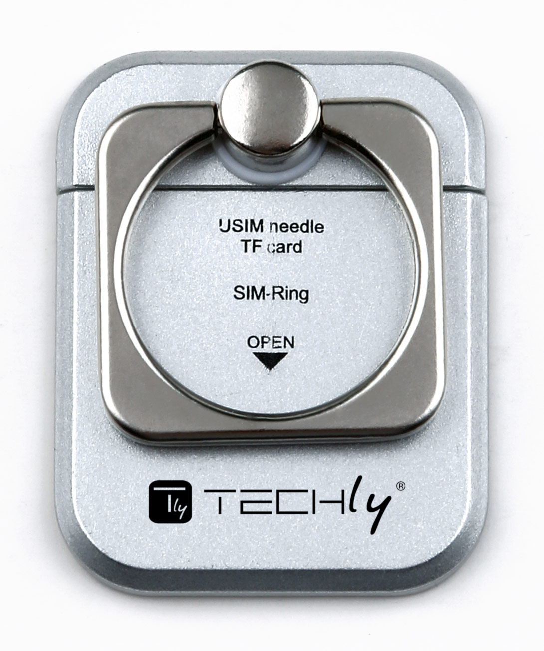 Anello e Supporto per Smartphone Silver