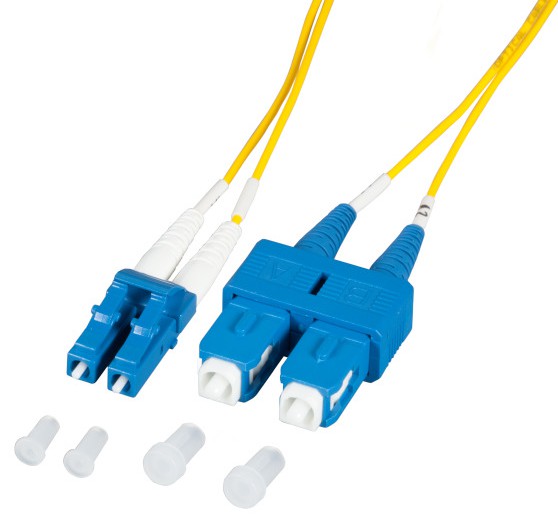Cavo Fibra Ottica Monomodale OS2 SC/LC 9/125 2 m