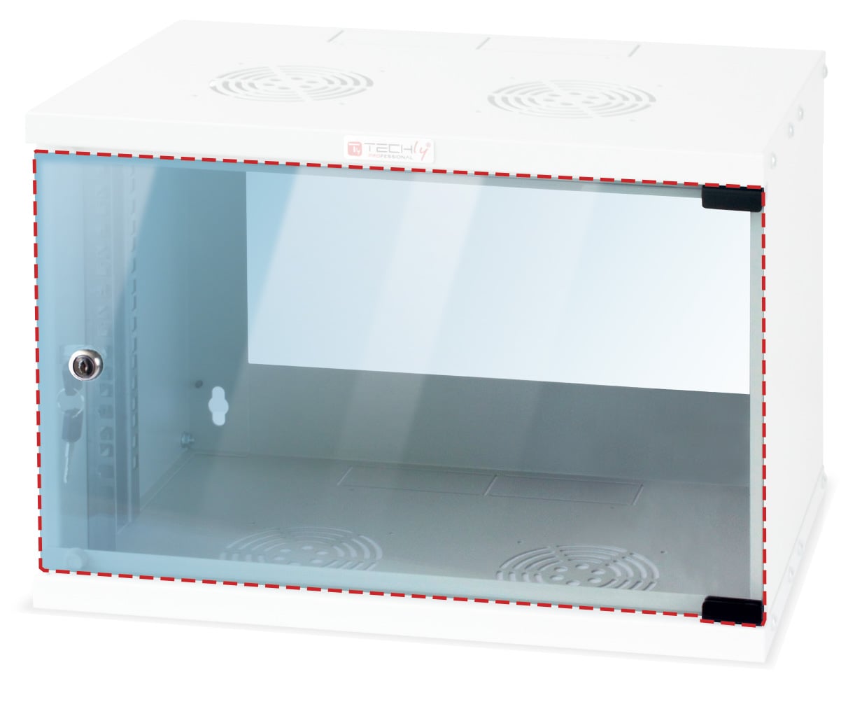 Vetro di Ricambio per Armadio Rack 19'' a Muro 9U