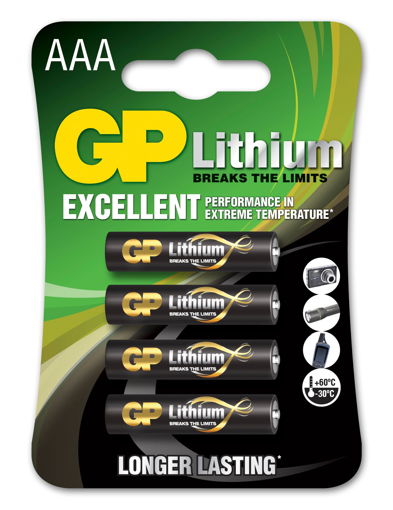 Blister 4 Batterie Litio Mini Stilo AAA 1,5V/24LF Longest Lasting