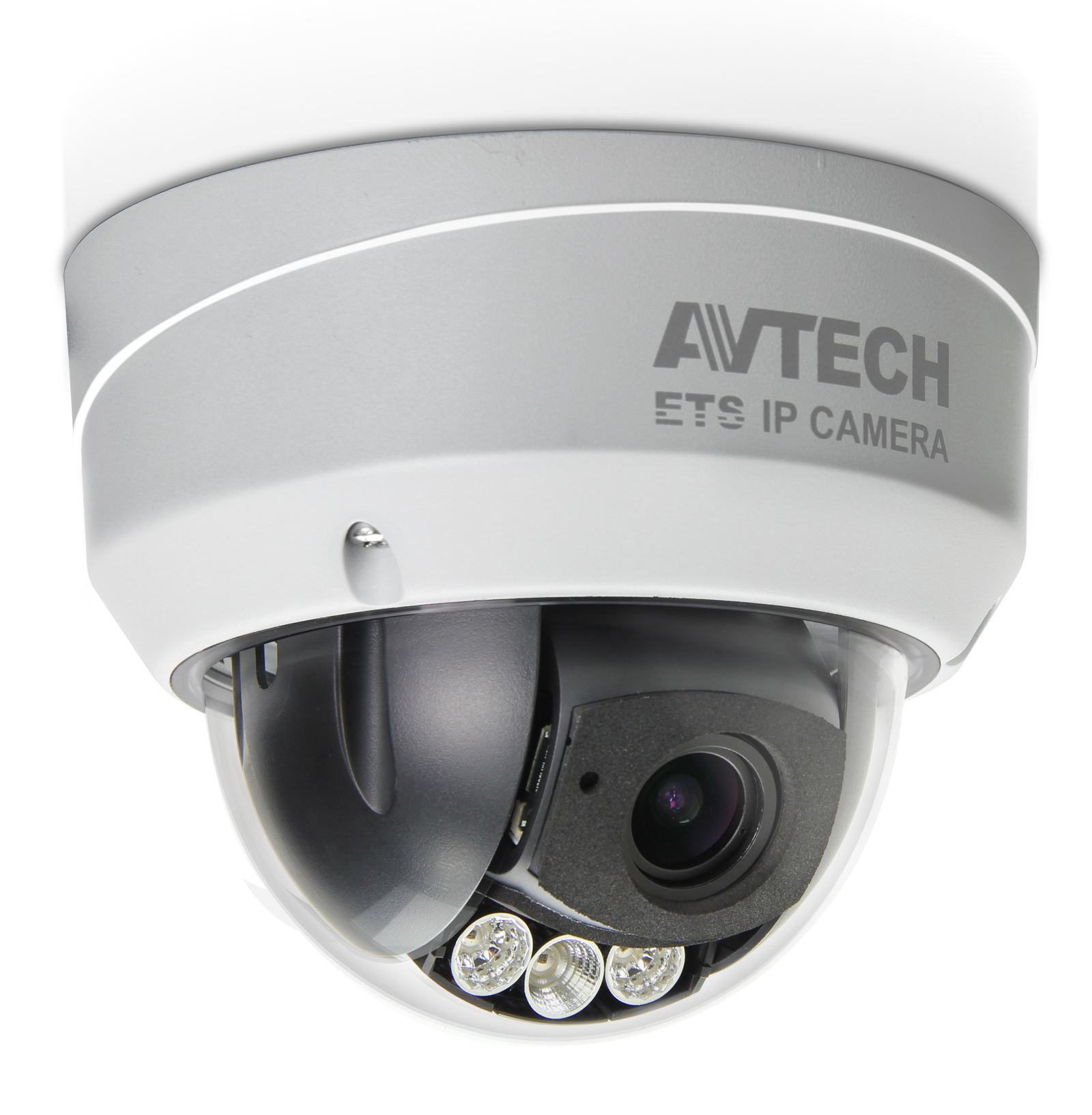 IC-AVM543 è una telecamera dome da 2 Megapixel a tre assi, adatta sia ad installazione a soffitto che a parete. La distanza di trasmissione IR raggiunge 50 metri in zone non illuminate e, per questo, risulta ideale per l utilizzo in fabbriche o mag
