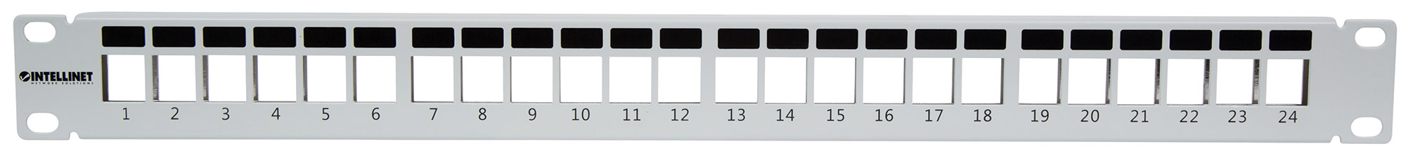 Pannello Patch Modulare Senza Frutti 24 Posti Grigio