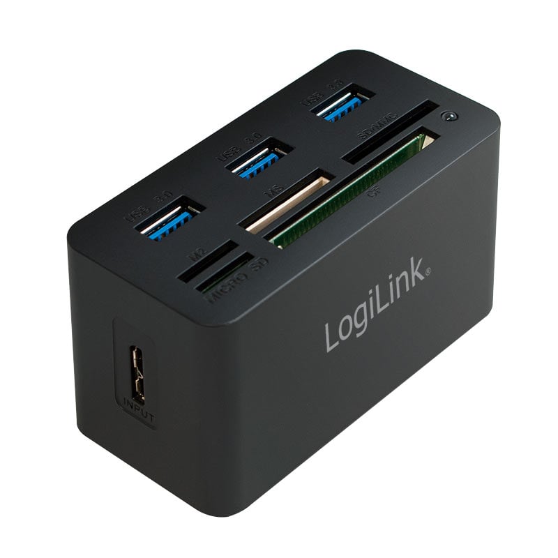 Hub USB 3.2 con lettore di schede di memoria