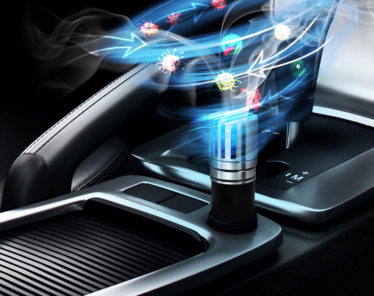 Ionizzatore Purificatore d'aria da Auto 12V, TX-119
