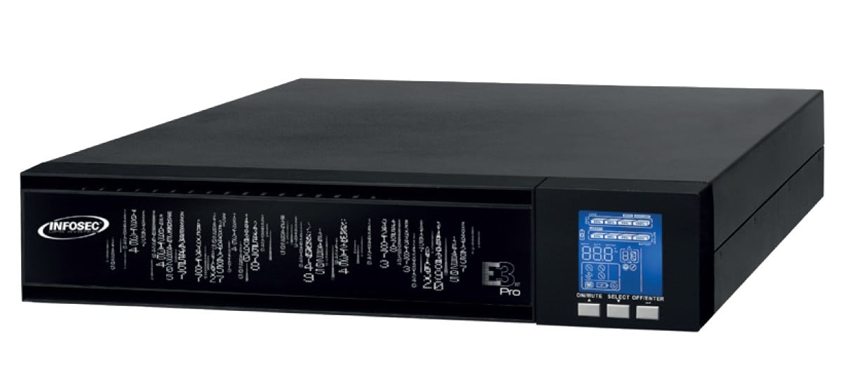 Dotato di tecnologia On Line Doppia Conversione gestita da un microprocessore, la gamma E3 Pro RT fornisce una corrente d onda sinusoidale completamente protetta e perfetta per tutte le reti informatiche. Grazie al suo potente caricabatterie integrato da