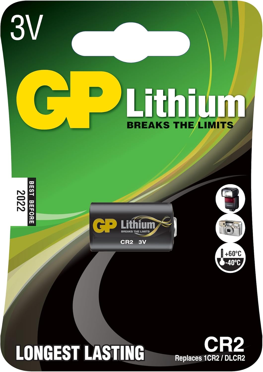 Le GP batterie al litio sono in grado di fornire rapidamente un alto rendimento e sono ideali per macchine fotografiche e torce elettriche. Questa sofisticata tecnologia consente una durata di 10 anni e assicura ottime prestazioni anche in condizioni di t