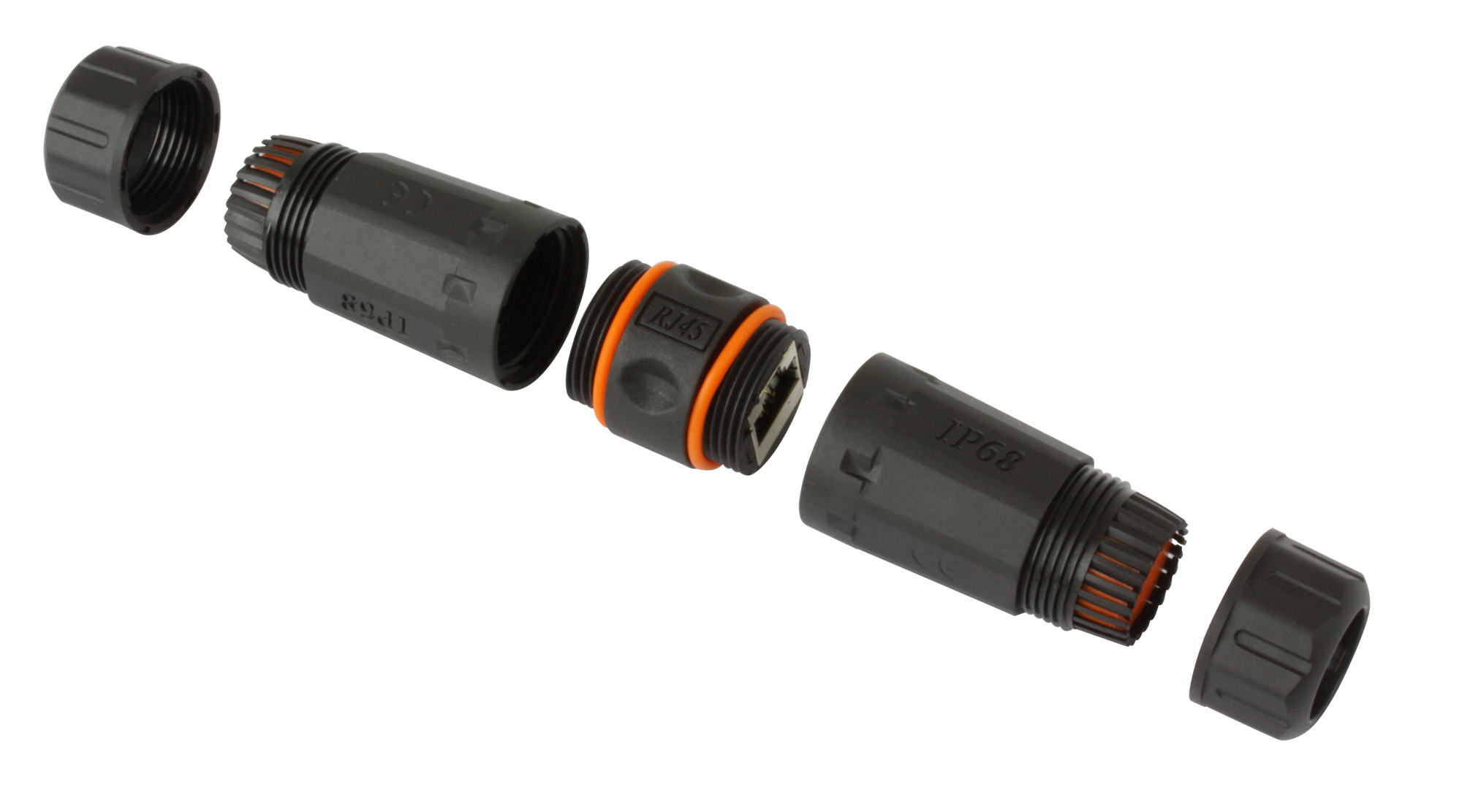 <div>Adattatore Cat.6A RJ45 F/F indicato per connettere due cavi RJ45 esistenti, offrendo un eccellente protezione contro l ambiente ostile. L involucro con meccanismo di aggancio a vite garantisce una maggiore protezione del sistema di connessione contro