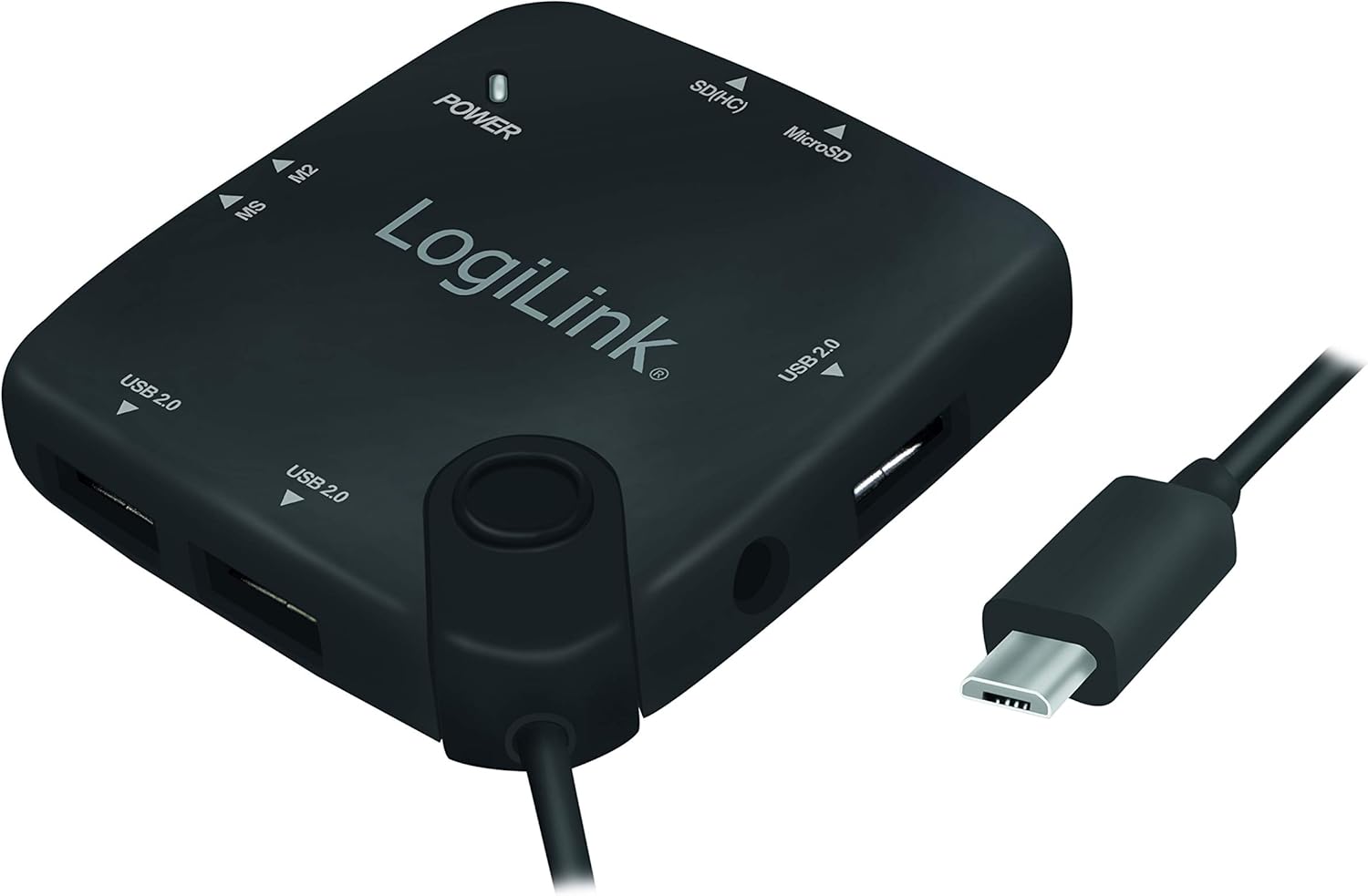 HUB Multifunzione On-The-Go Micro-USB e Lettore di Schede
