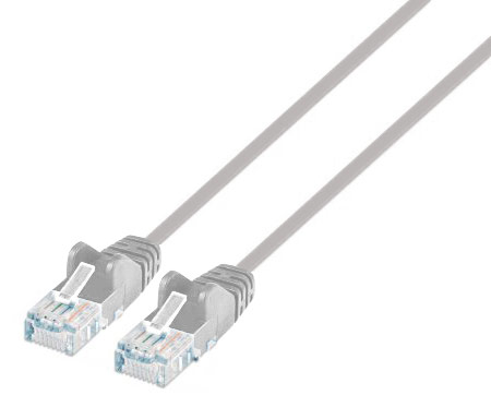 Cavo patch di rete Cat6 UTP Slim  2 m grigio