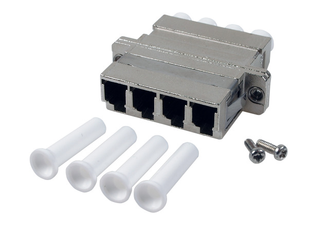 Adattatore Quadruplo LC/LC Metallico Monomodale