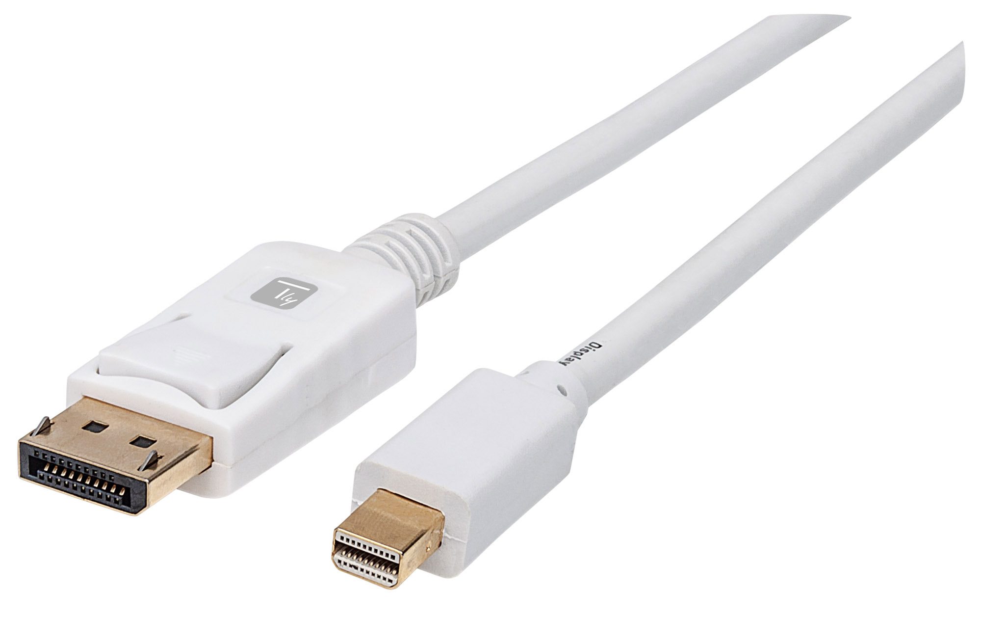 Cavo Mini DisplayPort Maschio a DisplayPort Maschio 4K 60Hz 1m Bianco