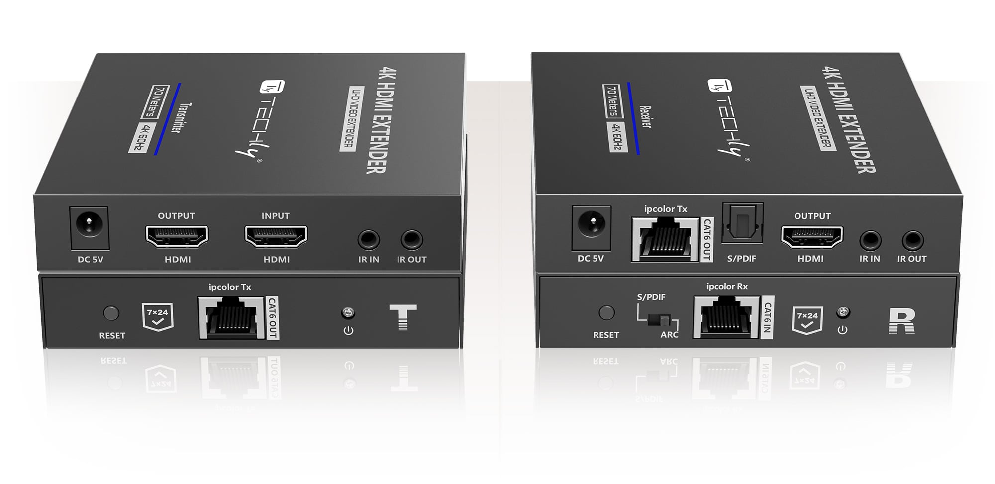 Amplificatore Ripetitore Extender HDMI 4K fino a 70m su Cavo Cat.6/6A/7