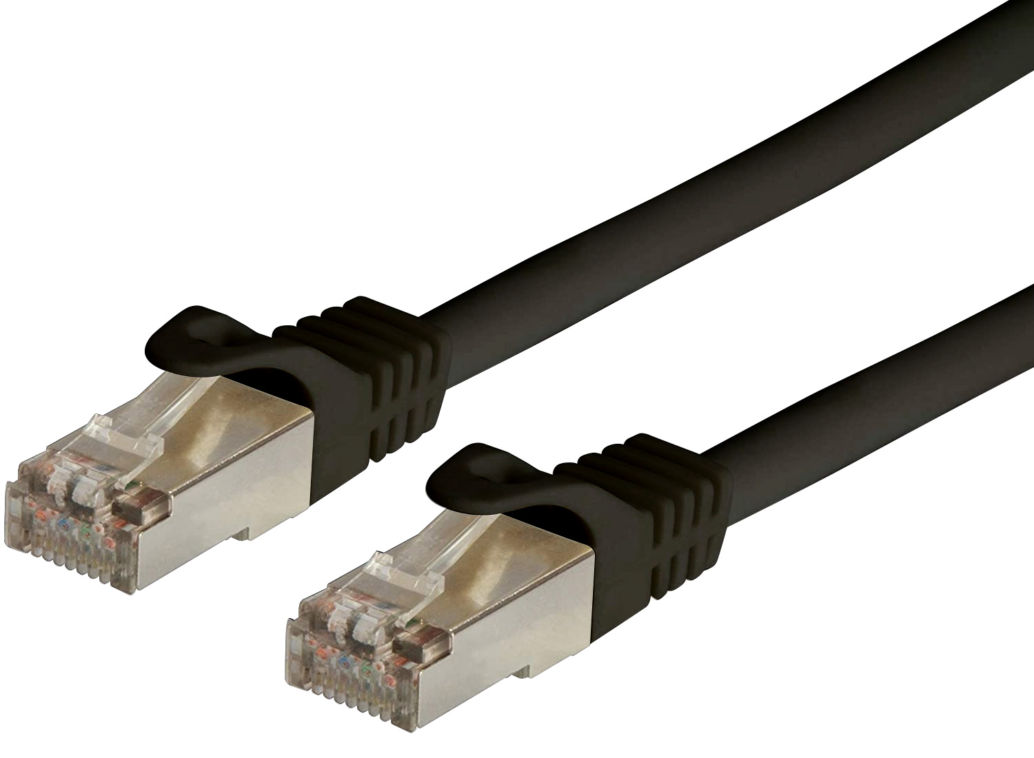Cavo di Rete Patch in Rame Cat. 6A SFTP LSZH 1 m Nero