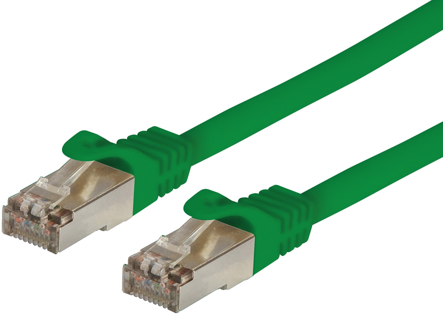 Cavo di Rete Patch in Rame Cat. 6A SFTP LSZH 1 m Verde