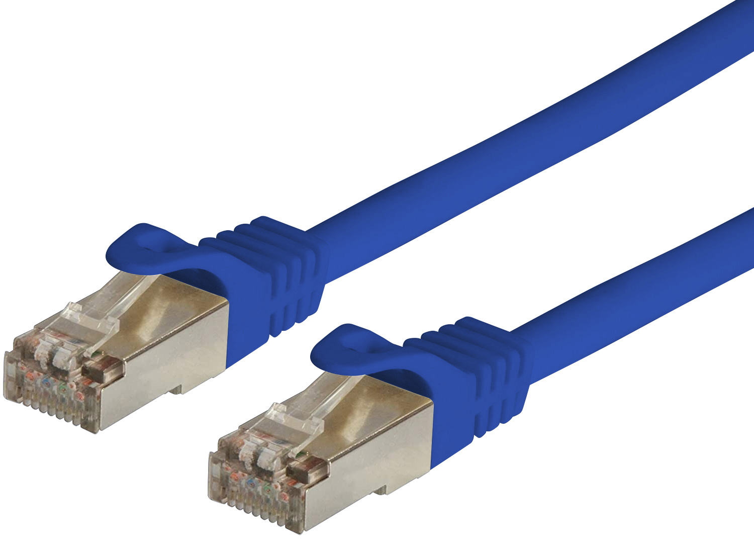 Cavo di Rete Patch in Rame Cat. 6A SFTP LSZH 2 m Blu