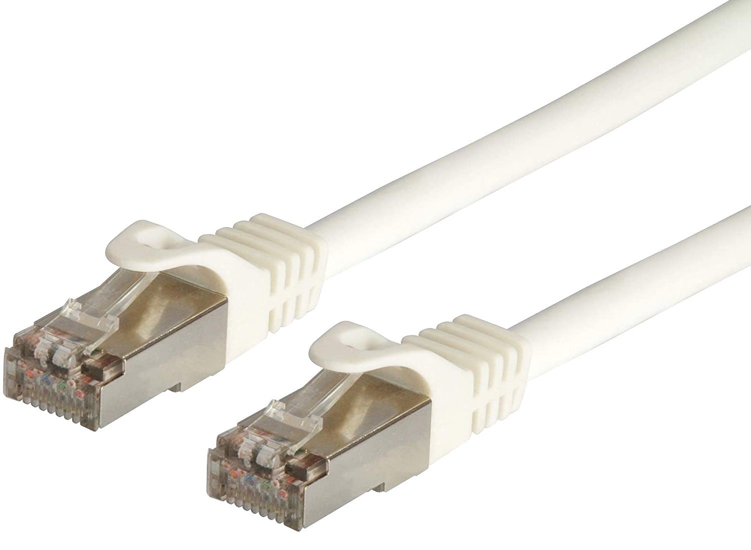 Cavo di Rete Patch in Rame Cat. 6A SFTP LSZH 5 m Bianco
