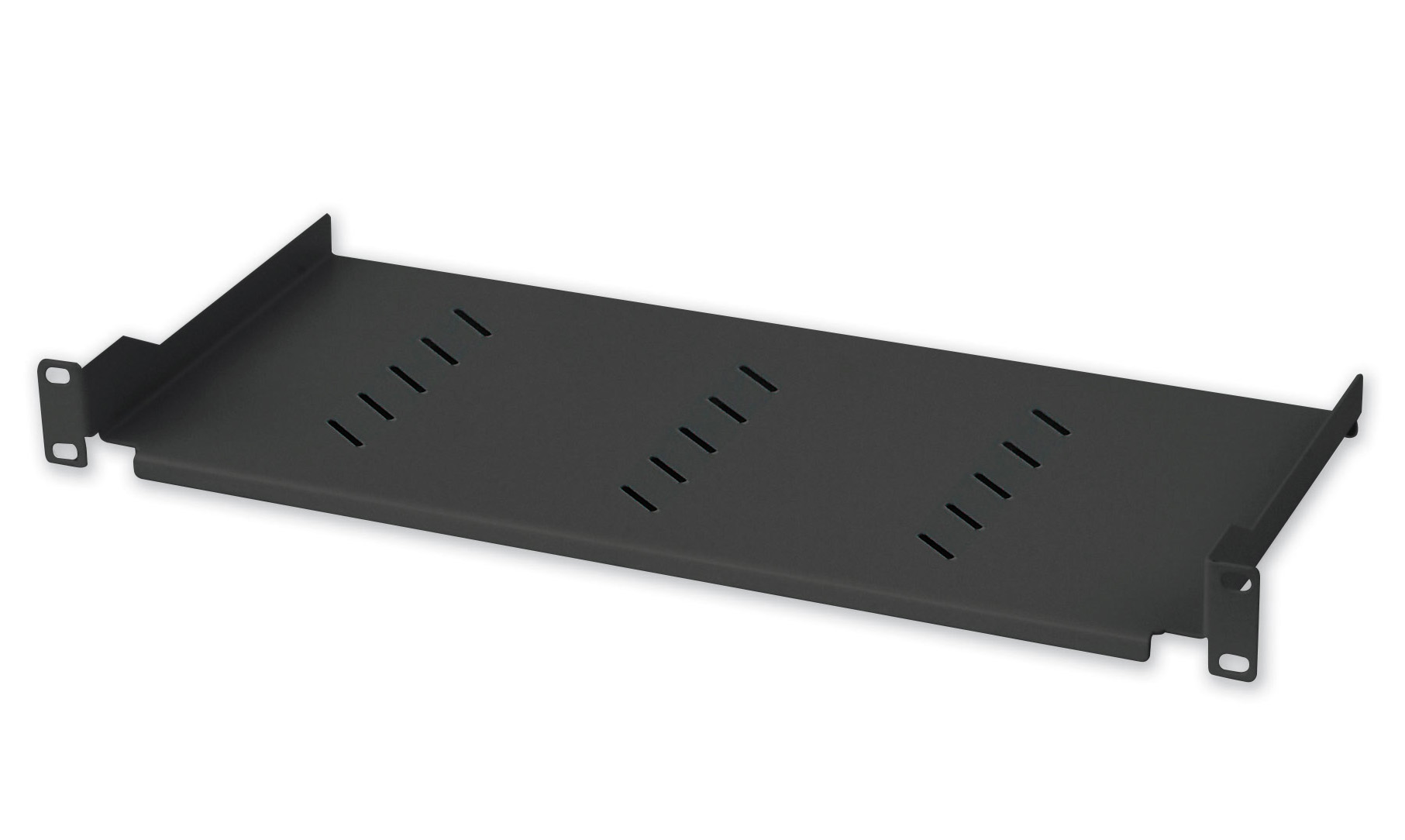 Mensola per Rack 19'' 150 mm 1U Nero 2 punti
