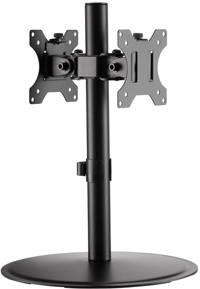 Questo supporto per doppio monitor è progettato per l utilizzo in scrivanie per una tipologia di attività in cui si rende utile poter ruotare i monitor a 360°; per esempio quando è necessario far visualizzazione informazioni e off