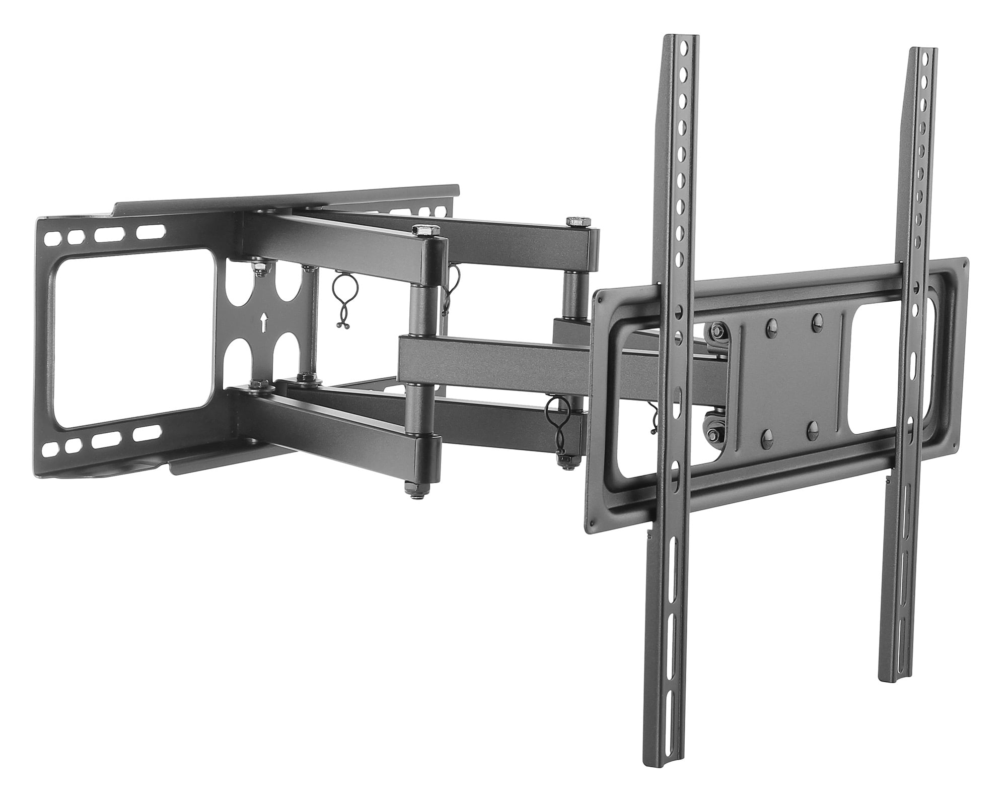 Il supporto full-motion ICA-PLB 344STY può supportare la maggior parte dei televisori a schermo piatto da 32 a 55 dal peso fino a 40 kg. Questo supporto si estende per 464 mm dalla parete e consente funzionalità full-motion. Il movimento com